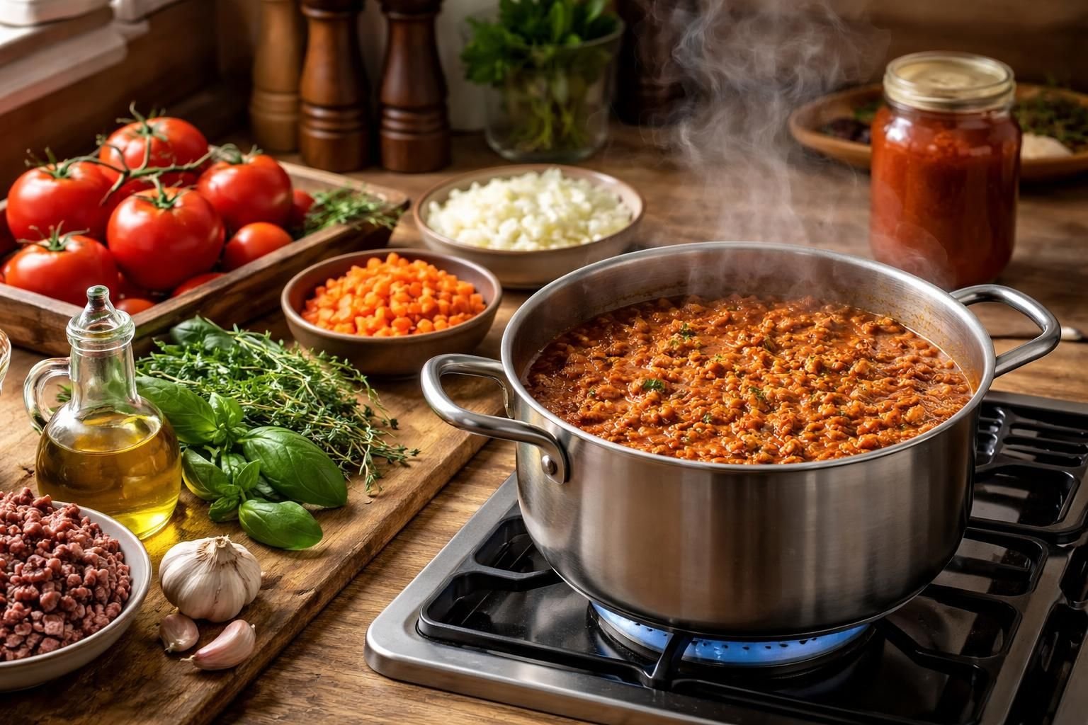 découvrez notre guide complet pour préparer une sauce bolognaise maison authentique, riche en saveurs et facile à réussir à chaque fois.