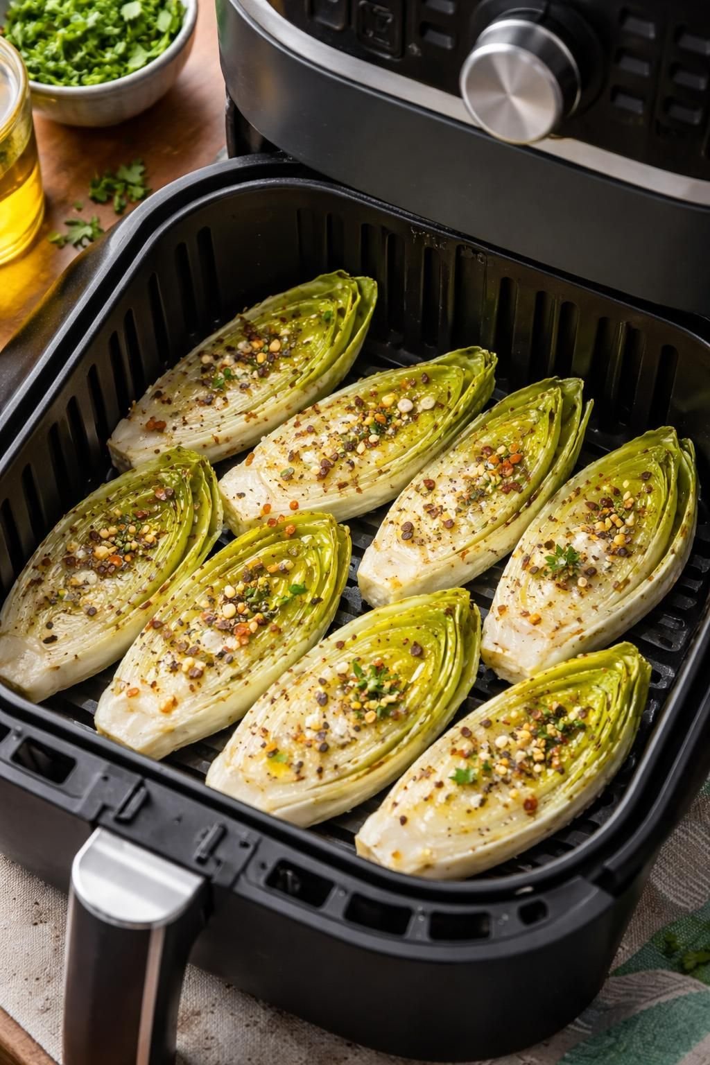découvrez notre guide complet pour réussir vos endives au air fryer. recettes faciles et astuces pour des endives croustillantes et savoureuses à la maison.